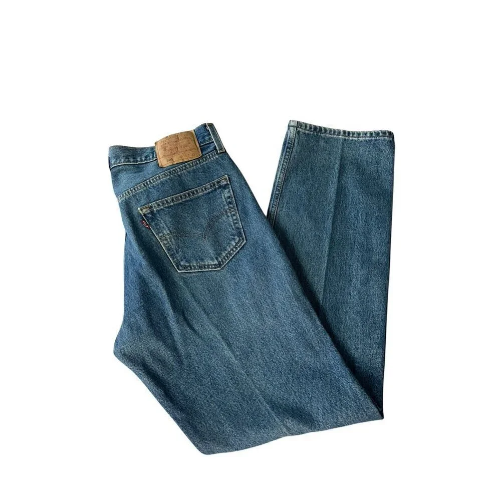 Vintage Levi’s 501xx Denim Blue Jeans USA Made 501-0193 Men’s W 36 L 32